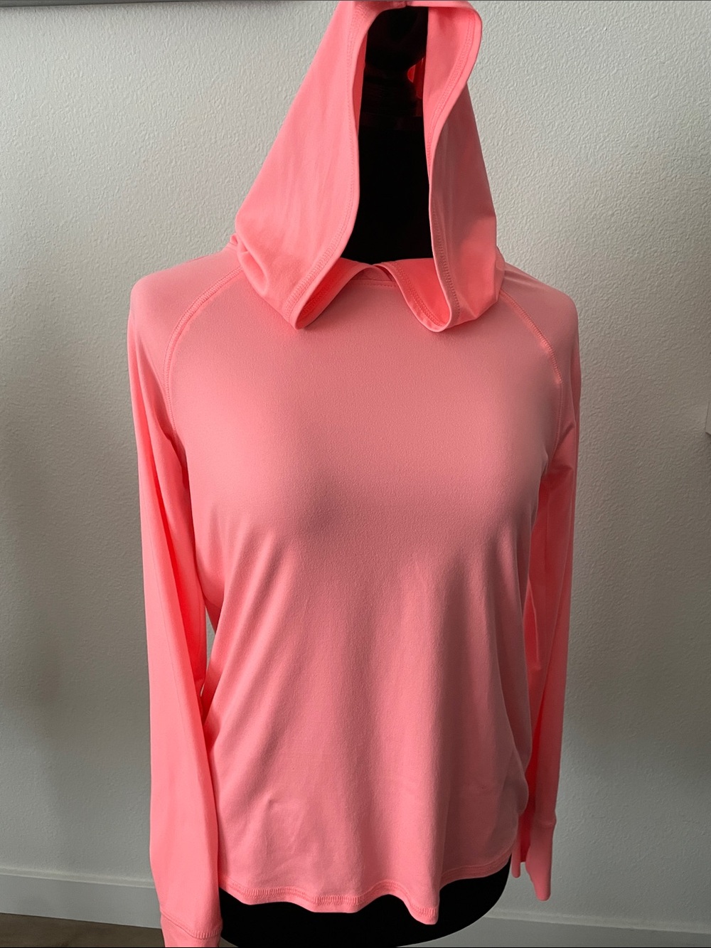tek gear coral with gray trim youth athletic top
